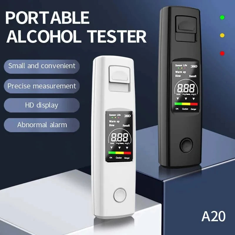 Portable Digital Breathalyzer with Type-C Charging