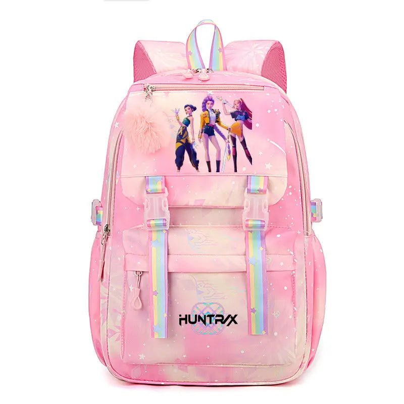 Stylish Letter Print Nylon Backpack for Everyday Use
