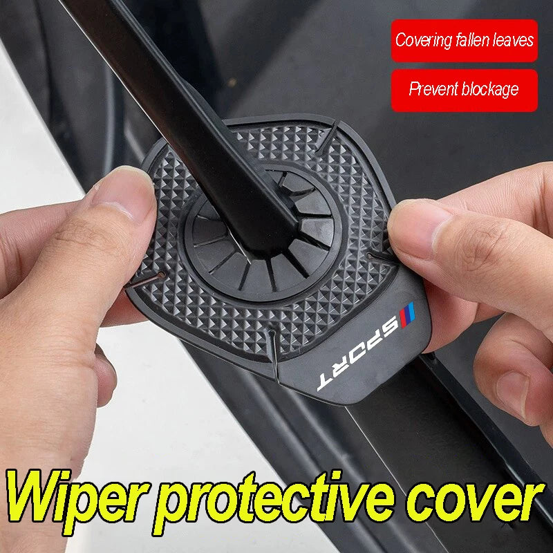 Windshield Wiper Protective Cover – Silicone Dust & Debris Guard