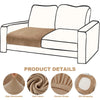 Stretch Velvet Sofa Seat Cushion Cover