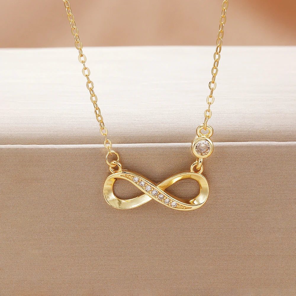 Collier Infinity en Acier Inoxydable