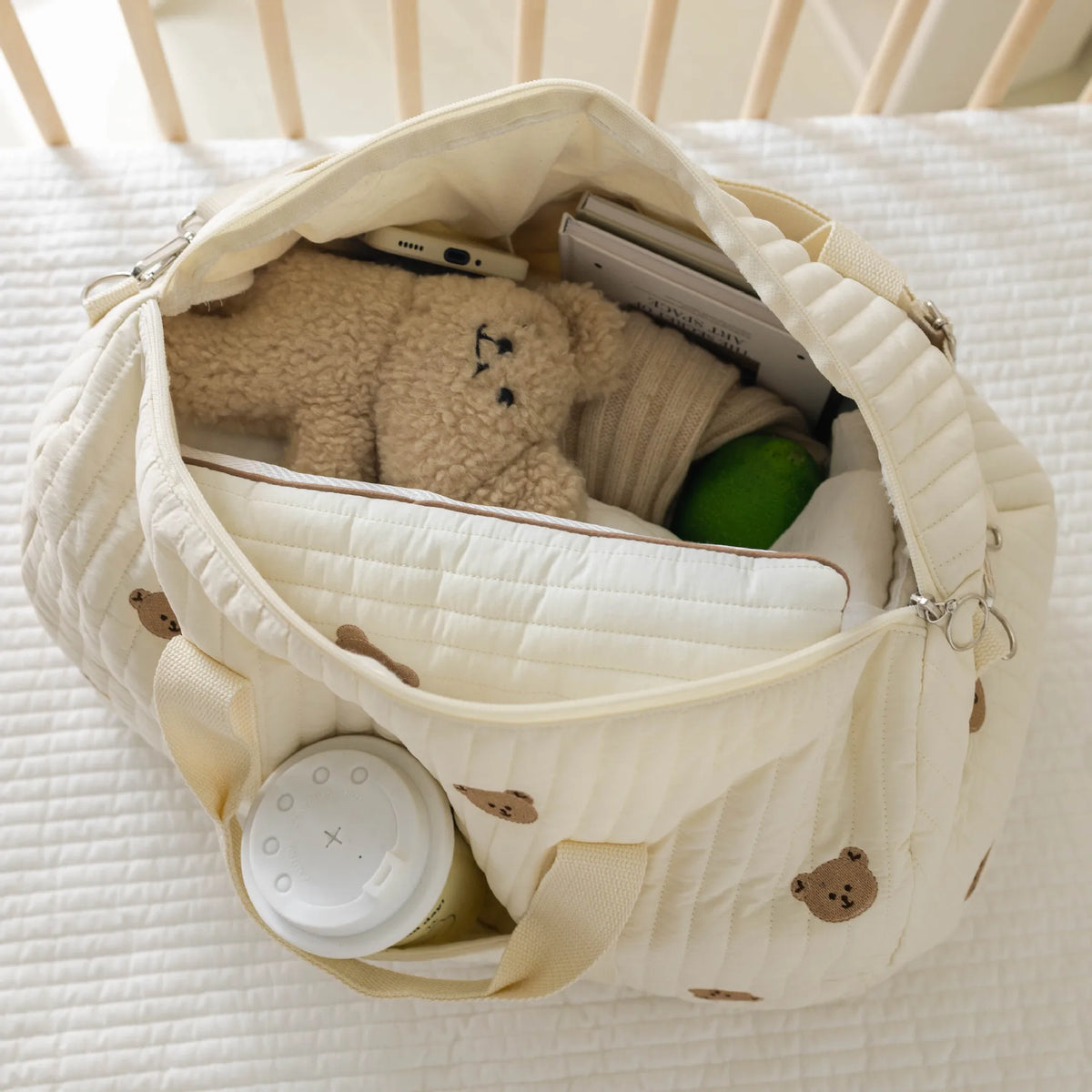 Spacious Diaper Bag with Changing Pad