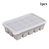 Reusable Silicone Ice Cube Tray with Lid