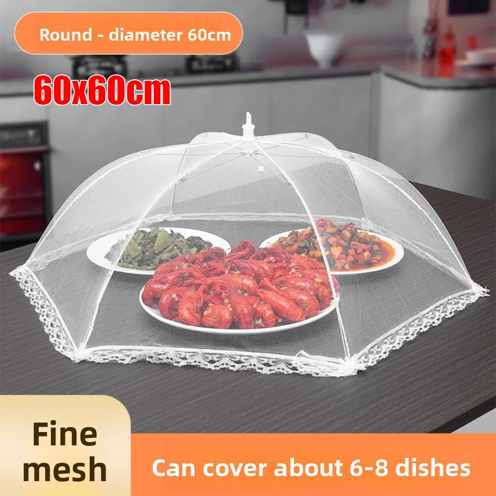 Foldable Mesh Food Cover for Outdoor Dining