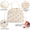 Insulated Corduroy Lunch Bag for Kids and Adults