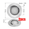 Stainless steel sink strainer mesh with a 18g weight and 40mm height, shown in a top-down view.