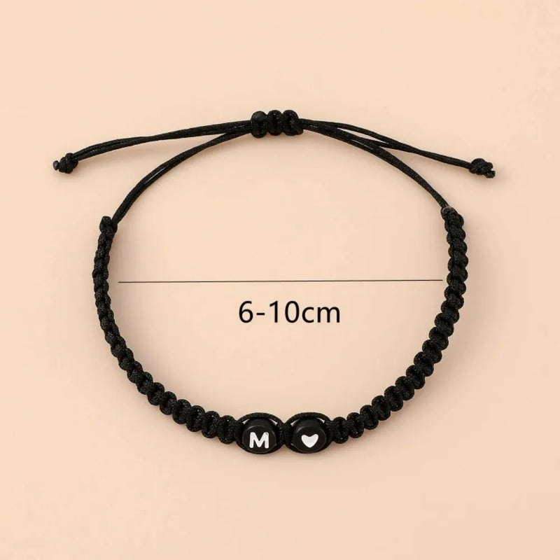 Personalized Heart Initial Bracelet