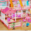 Enchanted Princess Castle DIY Dollhouse with LED Lights