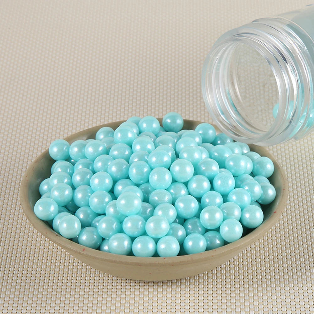 Pearl White Cake Decorative Balls for Baking & Desserts