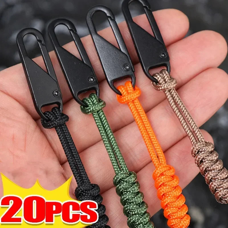 Colorful Detachable Zipper Pulls with Lanyard
