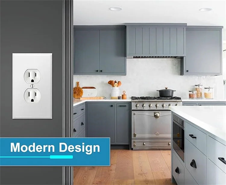 Durable ABS Wall Light Switch Cover Plate