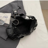 Y2K Retro Pleated Hobo Shoulder Bag