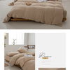 Washed Cotton Duvet Cover – Minimalist Solid Color Bedding