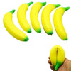 Jumbo Slow-Rise Banana Stress Relief Toy