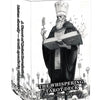 A box featuring The Whispering Tarot Deck with a bearded figure holding a staff and an open book.