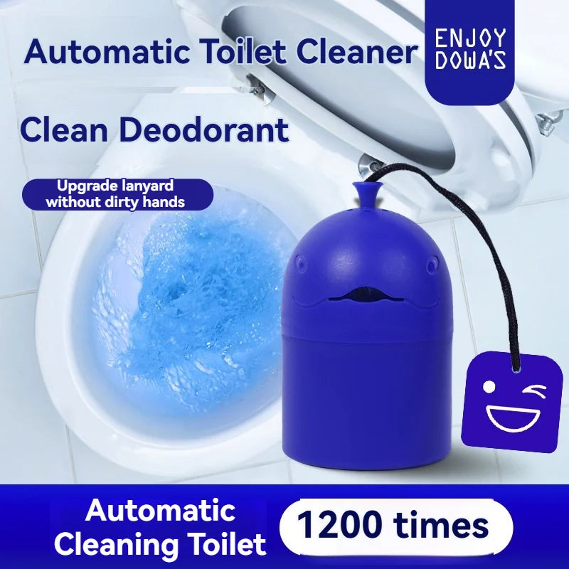 Gel Nettoyant Automatique pour Toilettes en Forme de Baleine