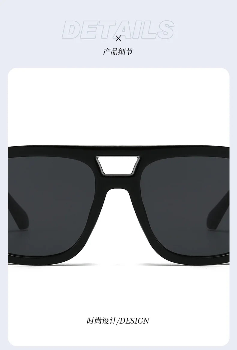 Retro Square Leopard Print Sunglasses for Women