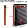Slim Leather RFID Blocking Wallet with Money Clip