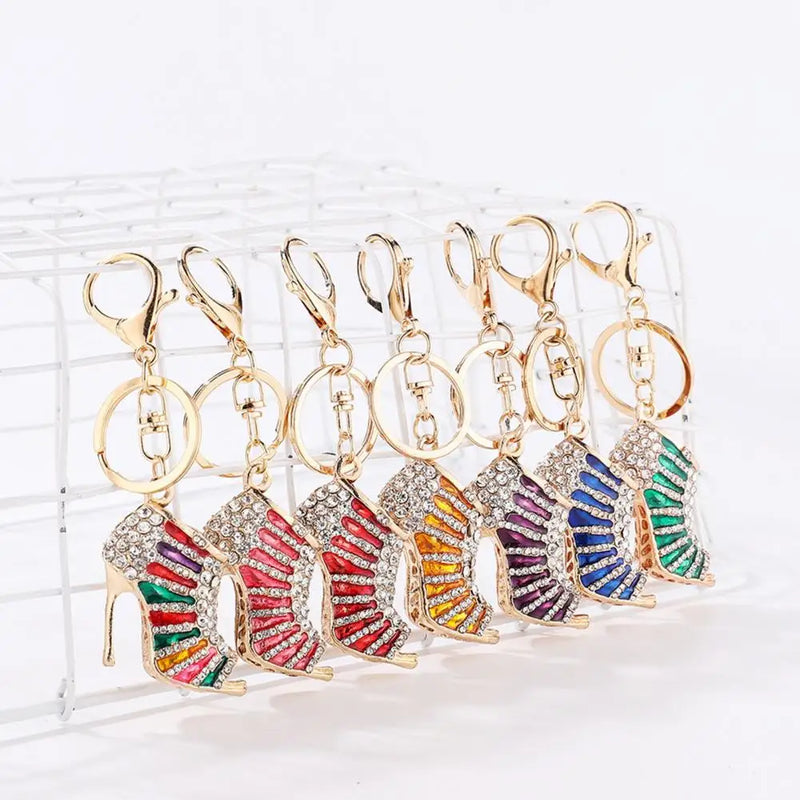Porte-clés Talon Haut Strass