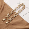 Acrylic Resin Bag Chain Strap in Fishbone Design