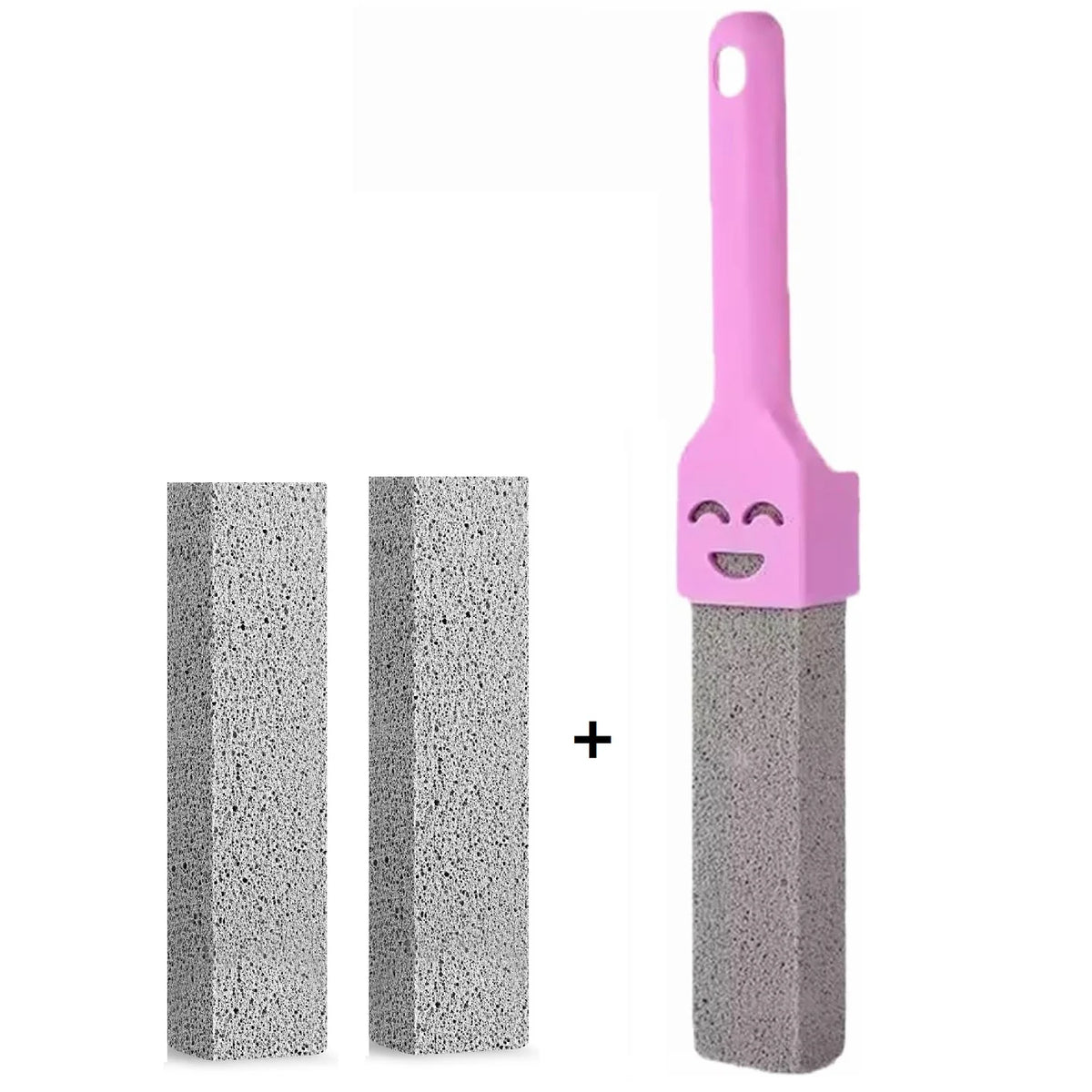 Pumice Stone Cleaning Stick Set for Toilet, Tile, and Sink Stain Removal