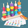 Montessori Wooden Color & Shape Matching Puzzle for Toddlers