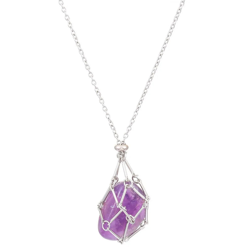 Collar Choker con Colgante de Cristal
