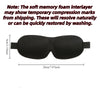 3D Contour Sleep Mask with Memory Foam