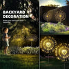 Luces de Jardín con Forma de Fuegos Artificiales con Energía Solar