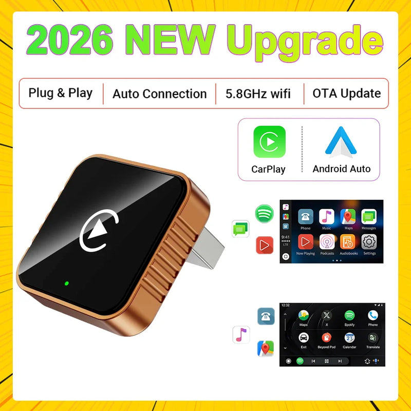 Wireless CarPlay & Android Auto Adapter