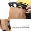 Soft Corduroy Diaper Backpack with Large Capacity