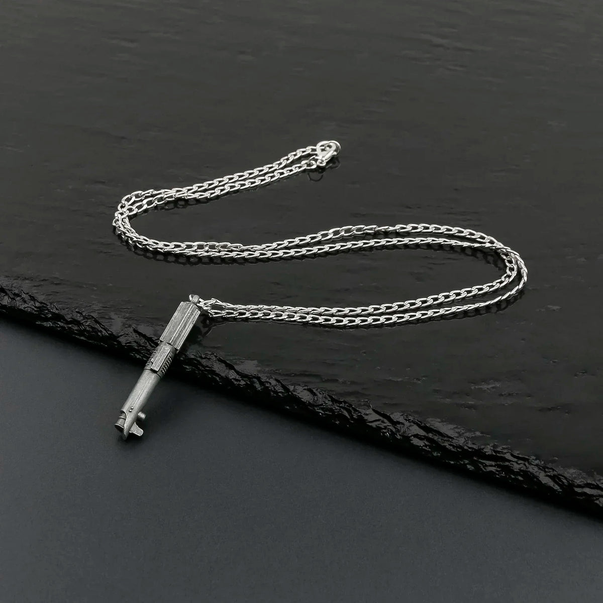 Mini Metal Lightsaber Keychain Charm