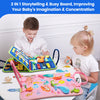 Montessori Busy Board – Dinosaur-Themed Sensory Learning Toy for Toddlers