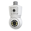 Smart WiFi Dual-Lens Security Camera Bulb, E27 Base