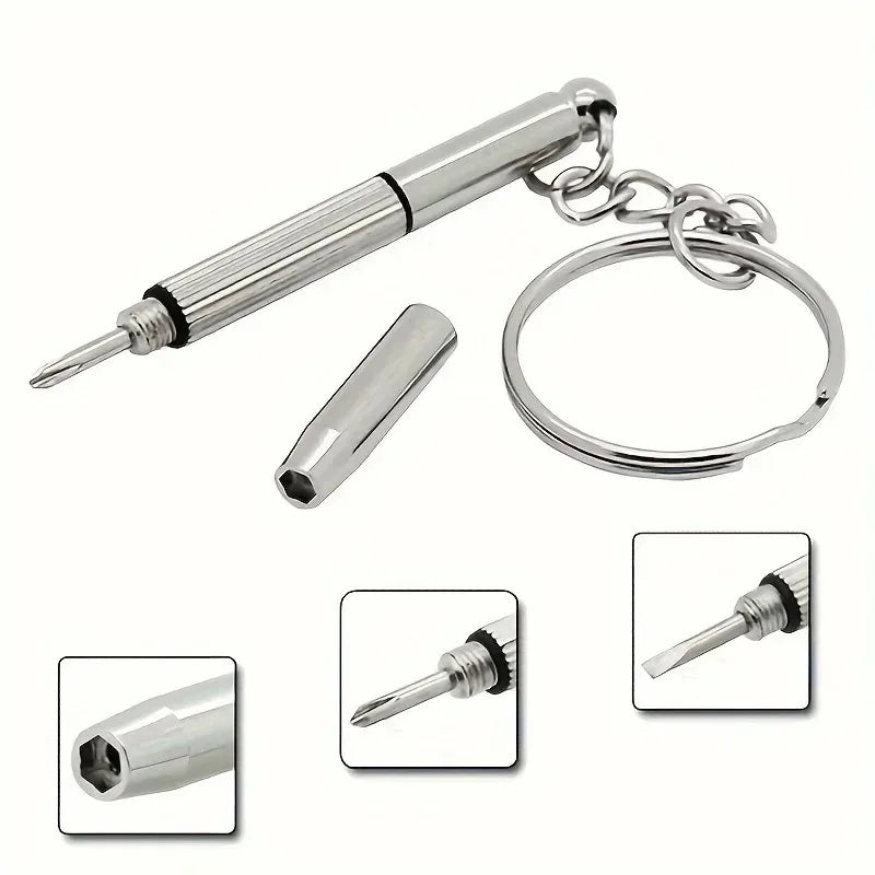 Pocket Precision Screwdriver Keychain