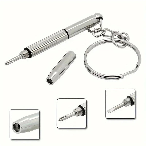 Pocket Precision Screwdriver Keychain