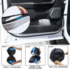 Instructions for twisting a Ford F150 windshield sunshade into round shapes for UV protection and heat reduction.