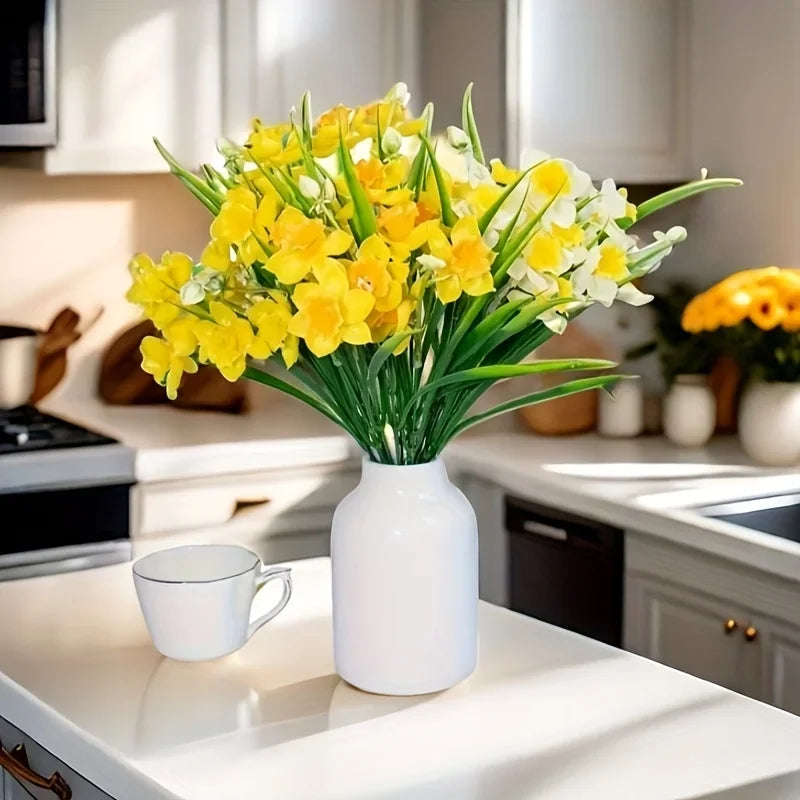 Realistic Artificial Daffodil Flowers