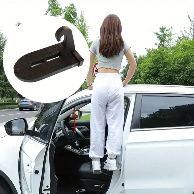 Foldable Car Door Step with Safety Hammer