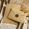Premium Linen Stationery Set with Wax Seal Kit