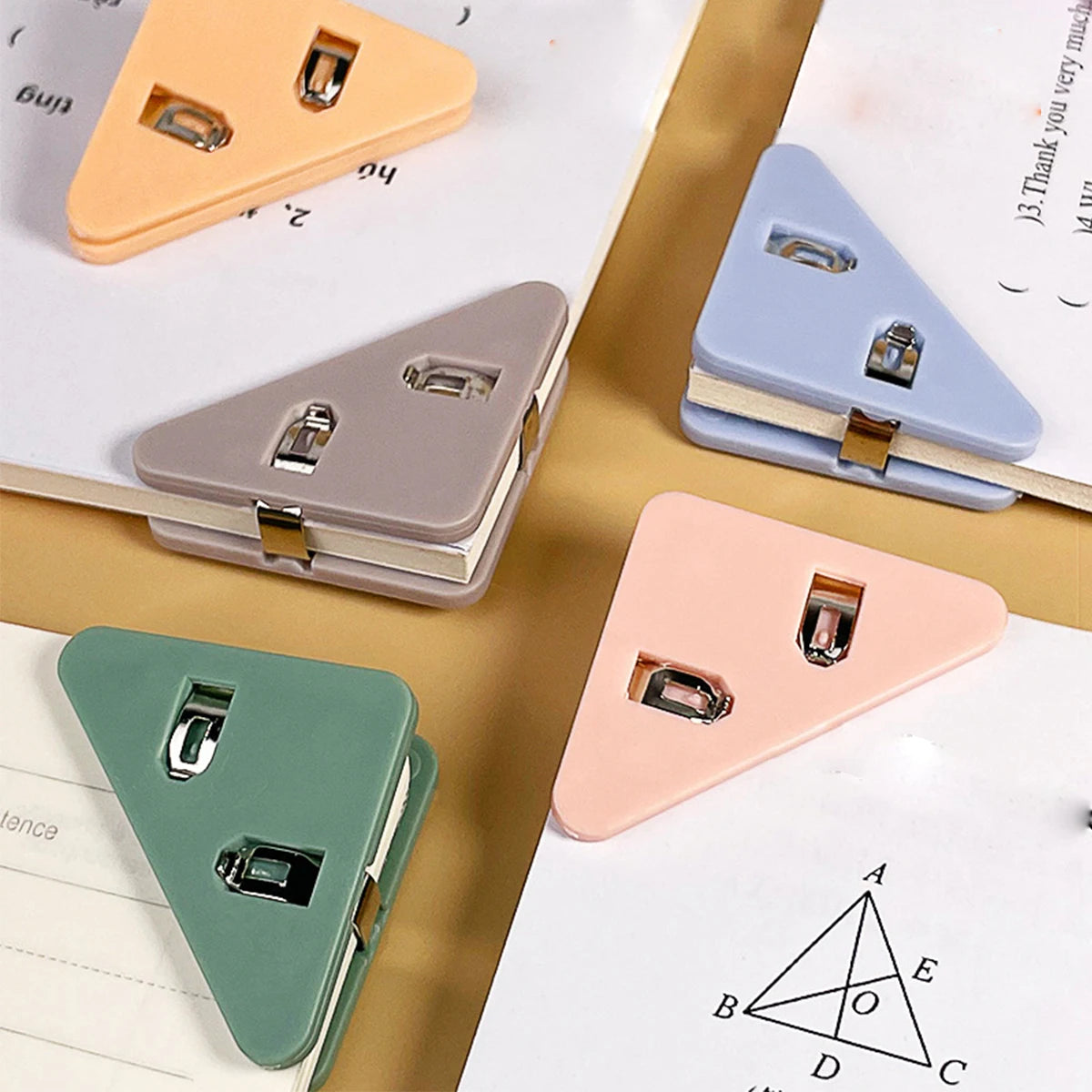 Triangle Paper Clips for Documents and Office Organization