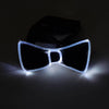 LED Glowing Glasses and Bowtie Set for Cosplay and Parties
