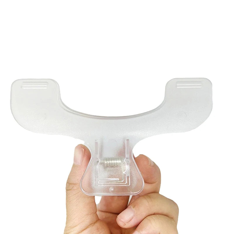 Frosted Transparent Book Page Holder Clip