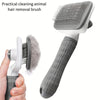 Brosse de toilettage auto-nettoyante pour animaux