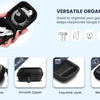 Compact EVA Hard Shell Storage Case for Earbuds and Accessories