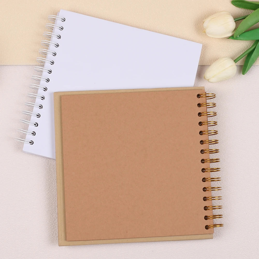 Hardcover Scrapbook with Photo Display Window – 40 Blank Pages