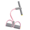 4-Tube Resistance Pull Rope with Foot Pedals