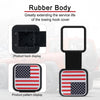 2-Inch Trailer Hitch Receiver Cover with American Flag Design