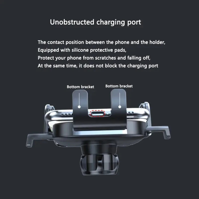 Universal Car Phone Holder with 360° Rotation & Air Vent Mount