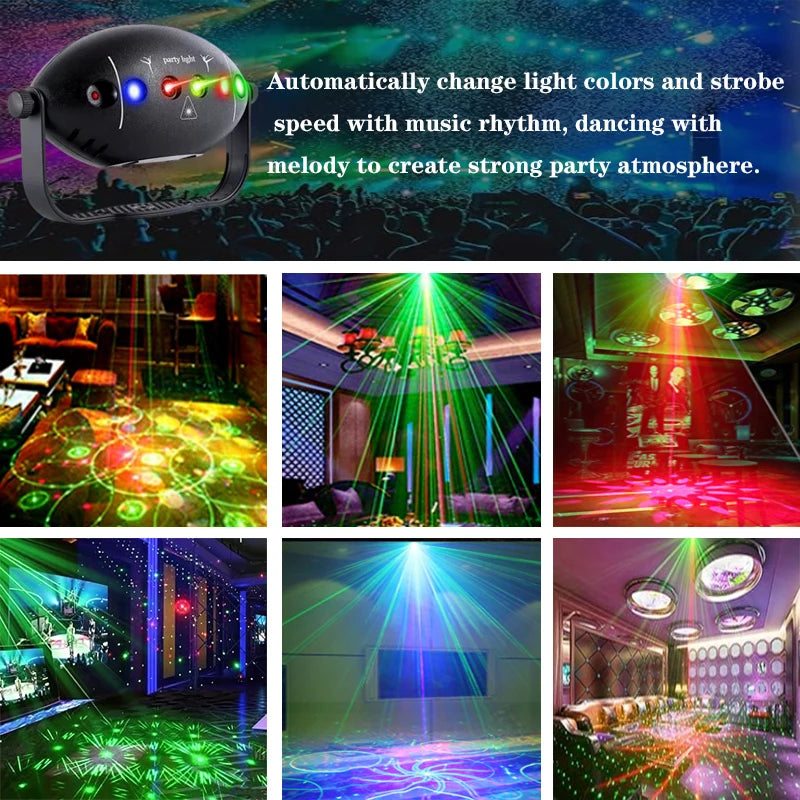 Red & Green Laser Party Light